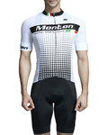 MONTON Cyklistický dres s krátkým rukávem - TEMEST  - bílá