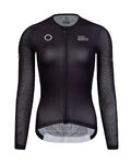 MONTON Cyklistický dres s dlouhým rukávem letní - SPIRIT LADY SUMMER - černá