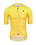 MONTON Cyklistický dres s krátkým rukávem - CYPRESS - žlutá