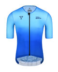 MONTON Cyklistický dres s krátkým rukávem - WATER - modrá