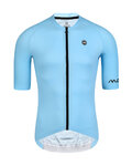 MONTON Cyklistický dres s krátkým rukávem - FAKIE - světle modrá