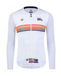 MONTON Cyklistický dres s dlouhým rukávem letní - HOLIDAY SUMMER - bílá