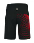 MONTON Cyklistické kalhoty krátké bez laclu - POW MTB - černá/červená