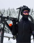 MONTON Cyklistická zateplená bunda - PRO JOES WINTER - černá