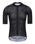 MONTON Cyklistický dres s krátkým rukávem - PRO CARBONFIBER - černá