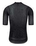 MONTON Cyklistický dres s krátkým rukávem - PRO CARBONFIBER - černá