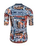 MONTON Cyklistický dres s krátkým rukávem - ANIMALZODIAC - vícebarevná