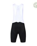 MONTON Cyklistické kalhoty krátké s laclem - PRO SPEEDA - černá