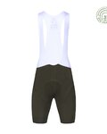 MONTON Cyklistické kalhoty krátké s laclem - PRO SPEEDA  - zelená