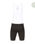 MONTON Cyklistické kalhoty krátké s laclem - PRO SPEEDA  - hnědá