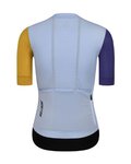 MONTON Cyklistický dres s krátkým rukávem - TRAVELER EVO LADY - modrá/fialová/žlutá
