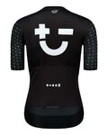 MONTON Cyklistický dres s krátkým rukávem - SKULL SYMBOLS LADY - bílá/černá
