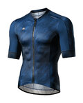 MONTON Cyklistický dres s krátkým rukávem - TRANQUILITY - modrá