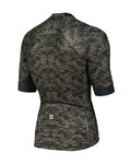 MONTON Cyklistický dres s krátkým rukávem - CALOFLAGE - zelená/černá