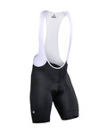 MONTON Cyklistické kalhoty krátké s laclem - MOVEMENT - černá
