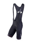 NALINI Cyklistické kalhoty krátké s laclem - AIS SCATTO 2.0 - černá