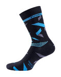NALINI Cyklistické ponožky klasické - AIS TUONO 2.0 H22 - modrá/černá