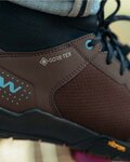 NORTHWAVE Cyklistické tretry - MULTICROSS MID GTX - hnědá/černá