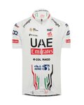 PISSEI Cyklistický dres s krátkým rukávem - UAE TEAM EMIRATES 2024 KIDS - černá/bílá/červená