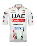 PISSEI Cyklistický dres s krátkým rukávem - UAE TEAM EMIRATES 2024 - černá/červená/bílá