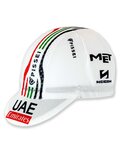PISSEI Cyklistická čepice - UAE TEAM EMIRATES 2024 - bílá/černá