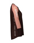 POC Cyklistický dres s krátkým rukávem - MTB PURE 3/4 LADY - hnědá/růžová
