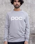 POC Cyklistický dres s dlouhým rukávem letní - REFORM ENDURO - šedá