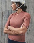 POC Cyklistický dres s krátkým rukávem - PRISTINE LADY - oranžová