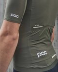 POC Cyklistický dres s krátkým rukávem - PRISTINE  - zelená