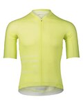 POC Cyklistický dres s krátkým rukávem - PRISTINE PRINT  - žlutá