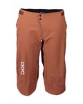 POC Cyklistické kalhoty krátké bez laclu - INFINITE ALLMOUNTAIN - hnědá