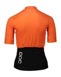POC Cyklistický dres s krátkým rukávem - ESSENTIAL ROAD LADY - oranžová/černá