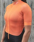POC Cyklistický dres s krátkým rukávem - ESSENTIAL ROAD LADY - oranžová/černá