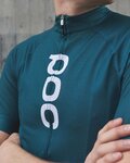 POC Cyklistický dres s krátkým rukávem - ESSENTIAL ROAD LOGO - modrá