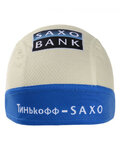 BONAVELO Cyklistická bandana - TINKOFF SAXO  - modrá/bílá