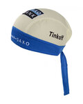 BONAVELO Cyklistická bandana - TINKOFF SAXO  - modrá/bílá