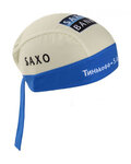BONAVELO Cyklistická bandana - TINKOFF SAXO  - modrá/bílá