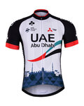 BONAVELO Cyklistický dres s krátkým rukávem - UAE 2017 - vícebarevná