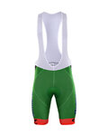BONAVELO Cyklistické kalhoty krátké s laclem - BARDIANI 2017 - zelená