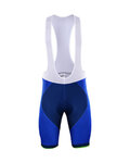 BONAVELO Cyklistické kalhoty krátké s laclem - BAHRAIN MERIDA 2017 - modrá
