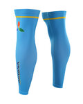 BONAVELO Cyklistické návleky na nohy - ASTANA 2018 - světle modrá