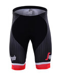 BONAVELO Cyklistické kalhoty krátké bez laclu - TREK RED 2017 - černá