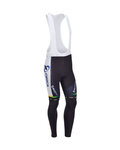 Cyklistické kalhoty dlouhé s laclem - GREENEDGE 2013 SMR - bílá/černá