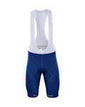 BONAVELO Cyklistické kalhoty krátké s laclem - QUICKSTEP 2018 - modrá