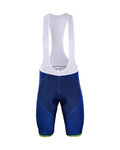 BONAVELO Cyklistické kalhoty krátké s laclem - BAHRAIN MERIDA 2018 - modrá