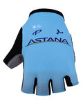 BONAVELO Cyklistické rukavice krátkoprsté - ASTANA 2018 - světle modrá