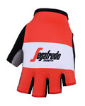 BONAVELO Cyklistické rukavice krátkoprsté - TREK 2019 - červená/bílá