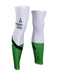 BONAVELO Cyklistické návleky na nohy - DIMENSION DATA 2019 - zelená/bílá