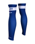 BONAVELO Cyklistické návleky na nohy - QUICKSTEP - modrá