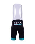 BONAVELO Cyklistické kalhoty krátké s laclem - BORA 2019 - černá